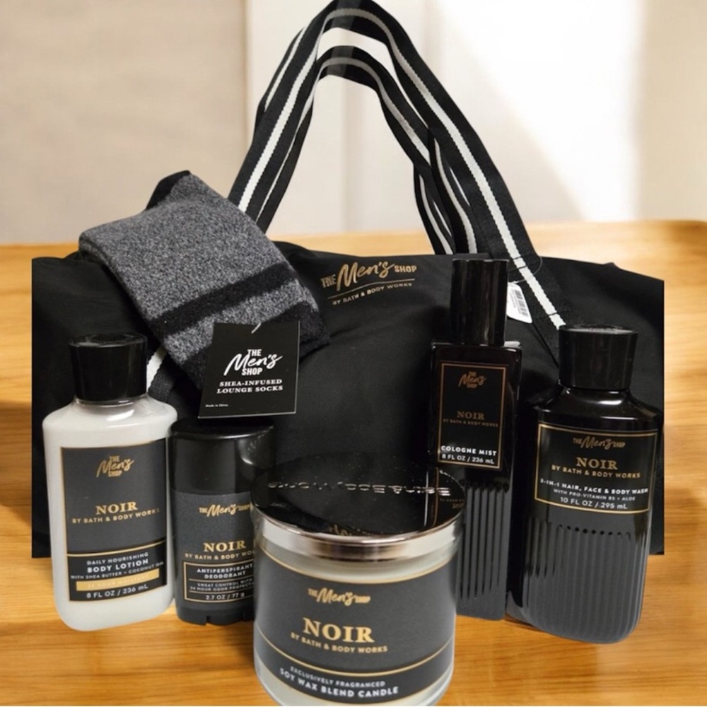 Bath & Body Works Noir Grooming Collection - Set of 7pc. NWT